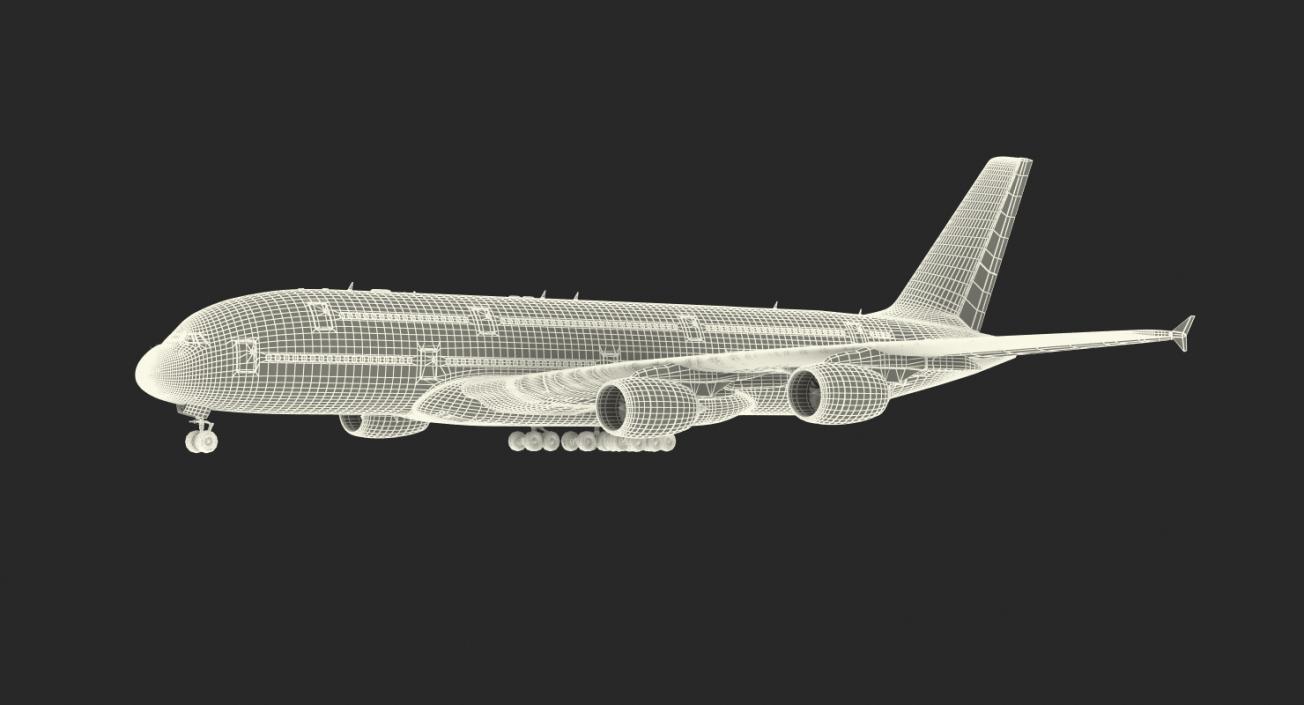 Airbus A380-1000 Air France 3D